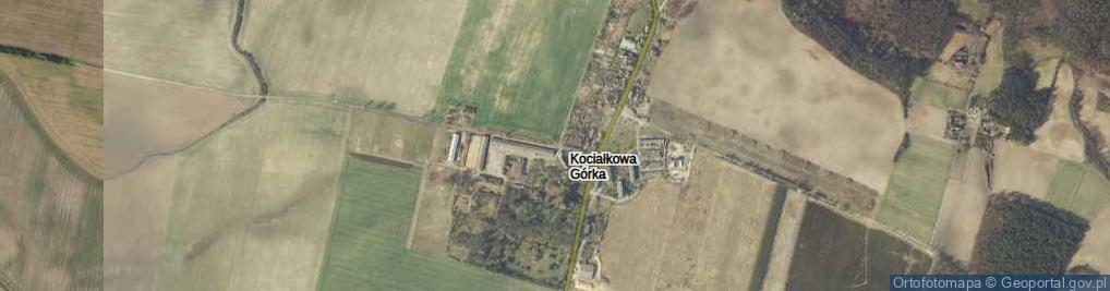 Zdjęcie satelitarne Kociałkowa Górka ul.